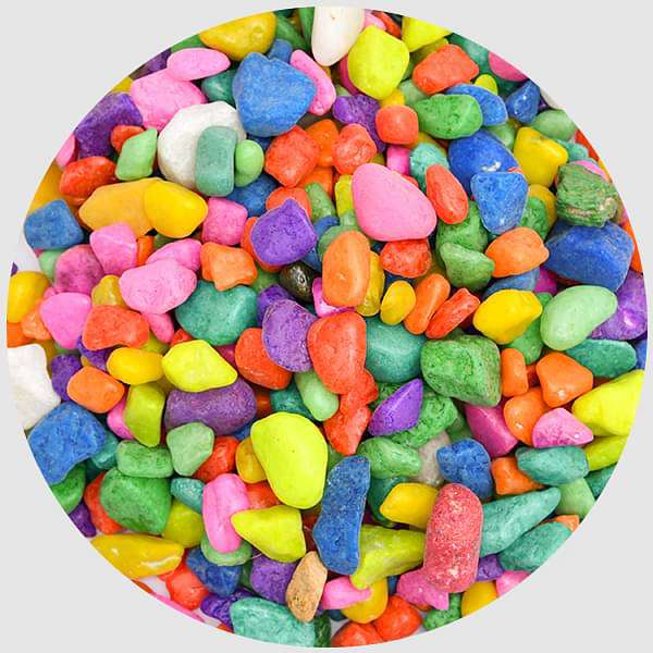 Aquarium Pebbles (Mix Color, Small) – 1 kg