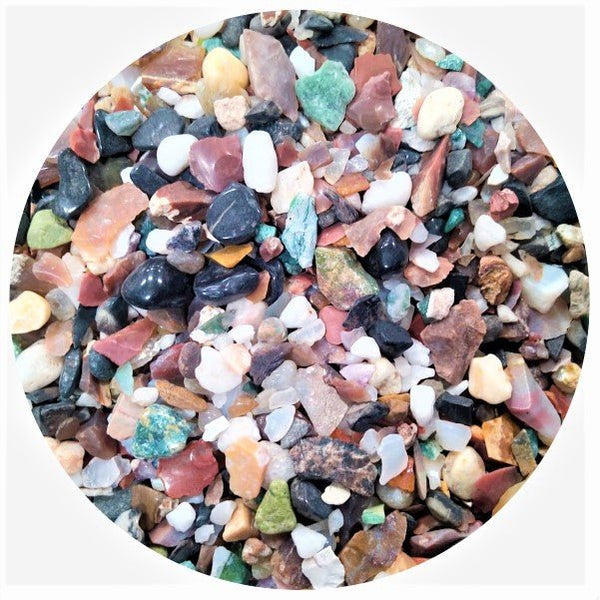 Marble Chips Pebbles (Mix Color, Small, Polished) – 1 kg